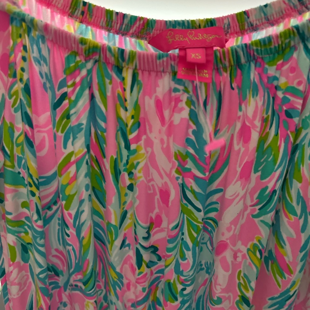 Lilly Pulitzer dress romper XS mint condition like new - Picture 4 of 7